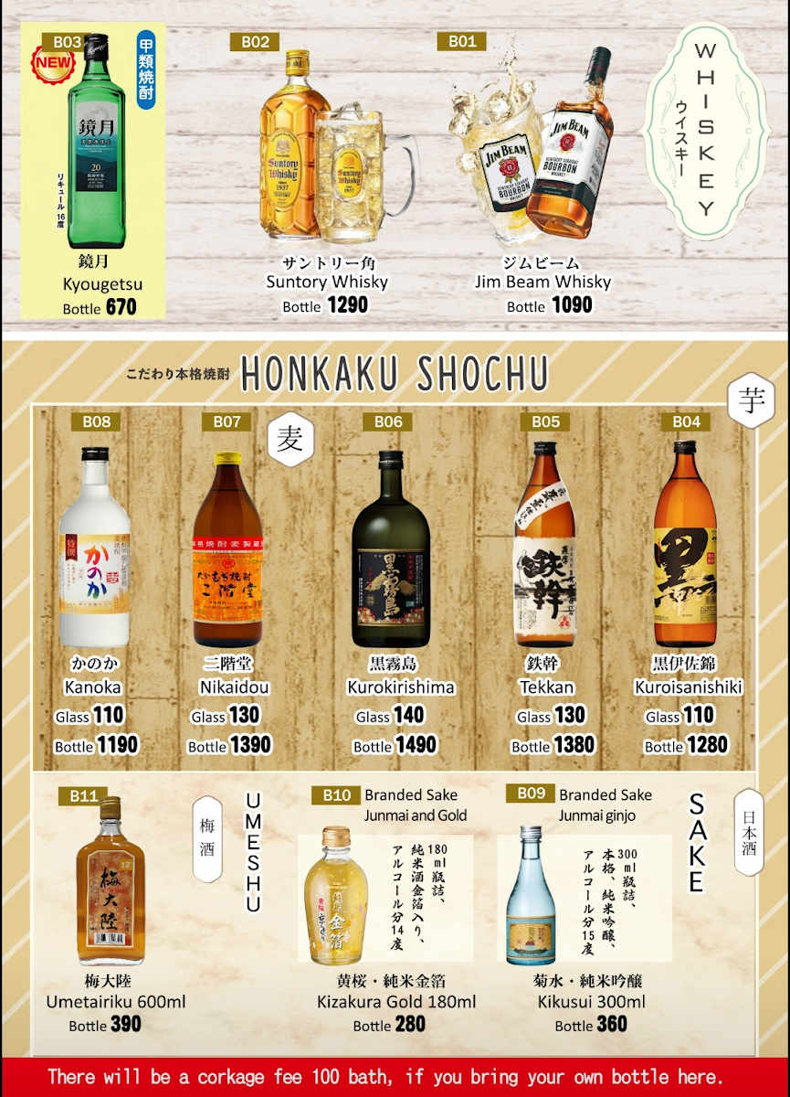 Gagaga Sakaba Photo Menu 1