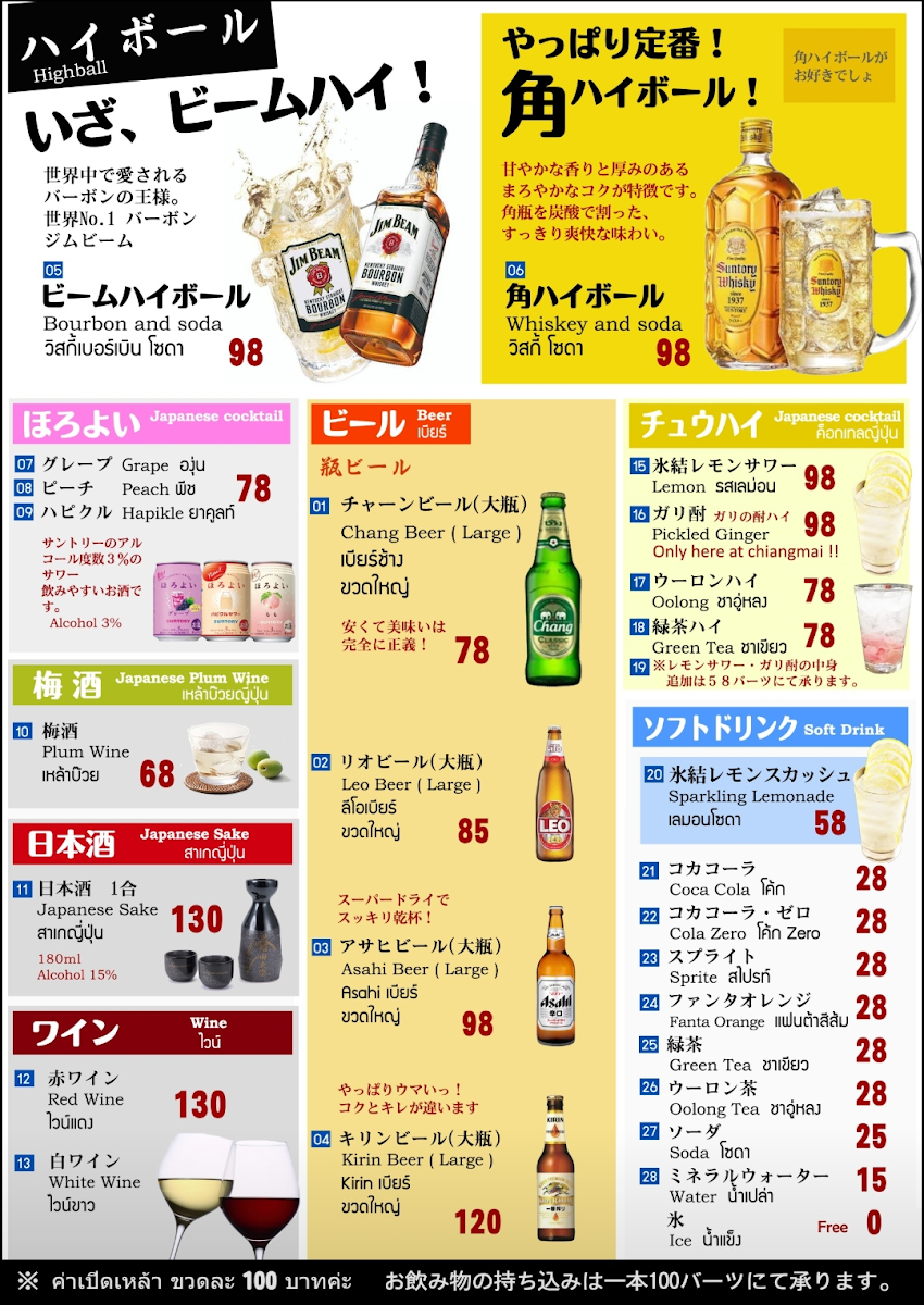 Gagaga Sakaba Photo Menu 7