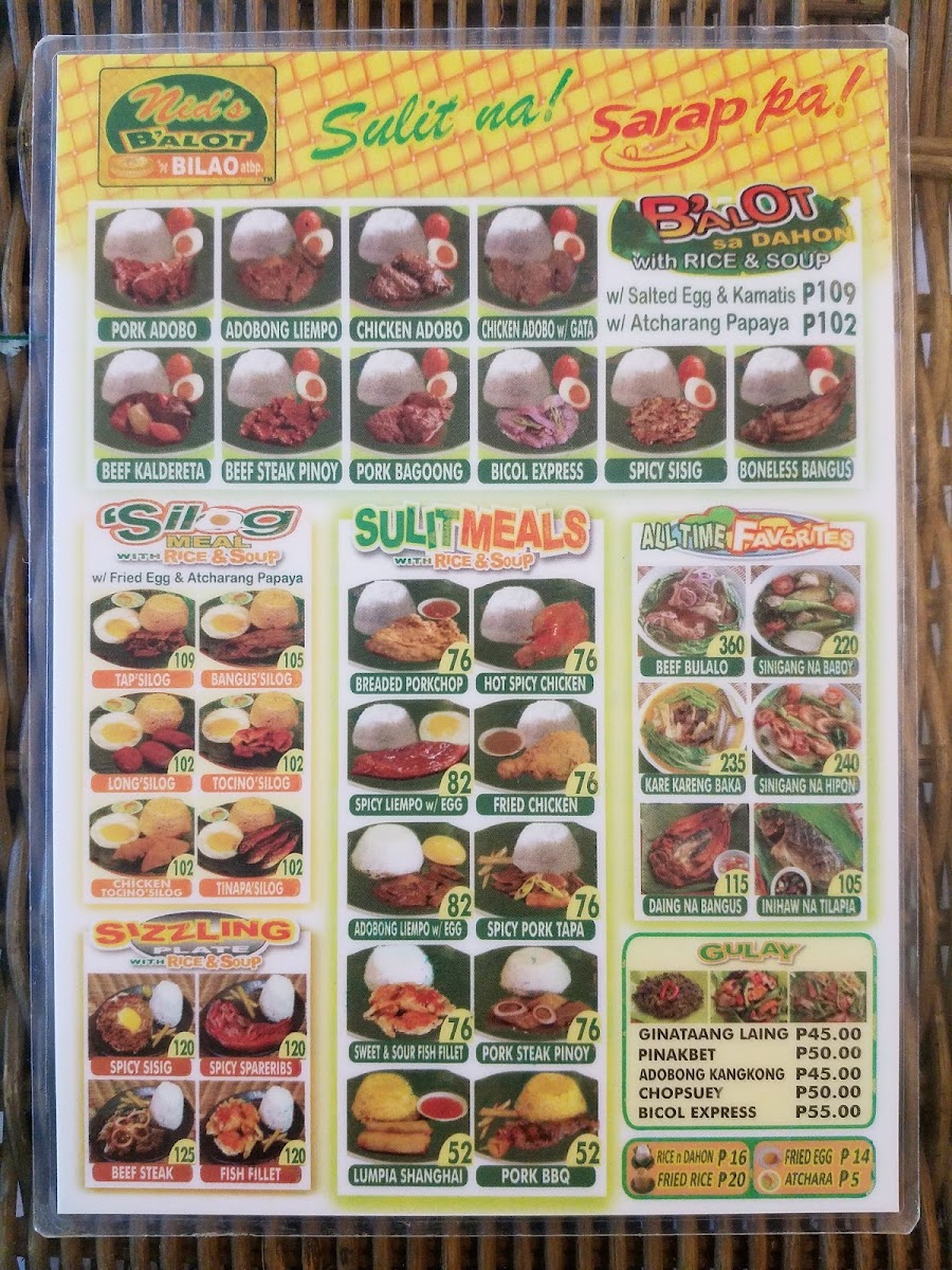 Nid's Balot n Bilao Photo Menu 3