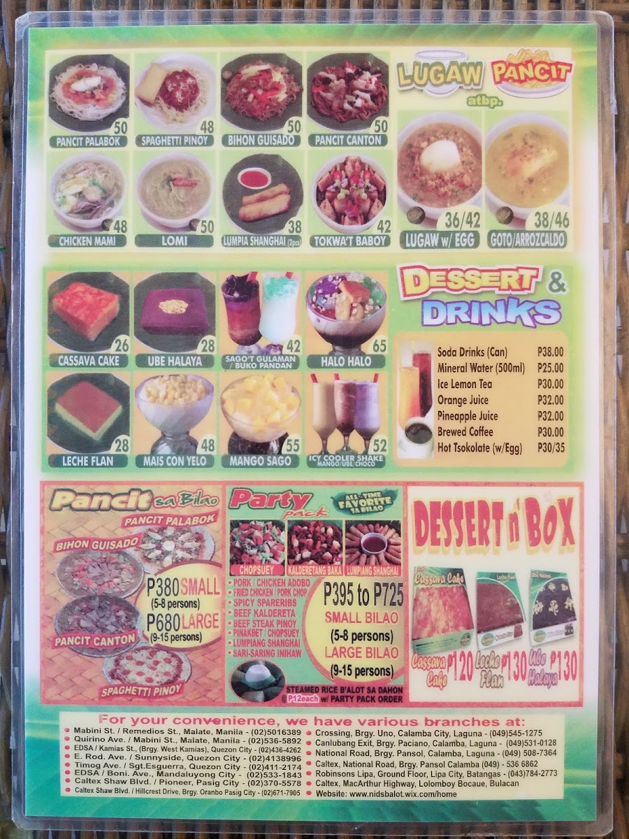 Nid's Balot n Bilao Photo Menu 5
