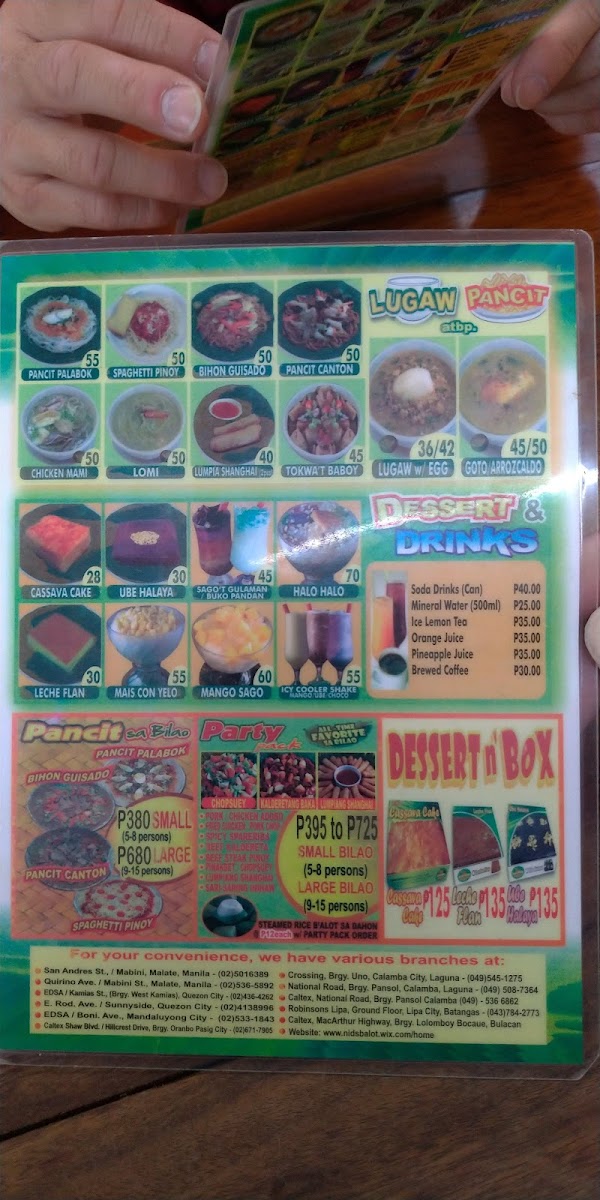 Nid's Balot n Bilao Photo Menu 7