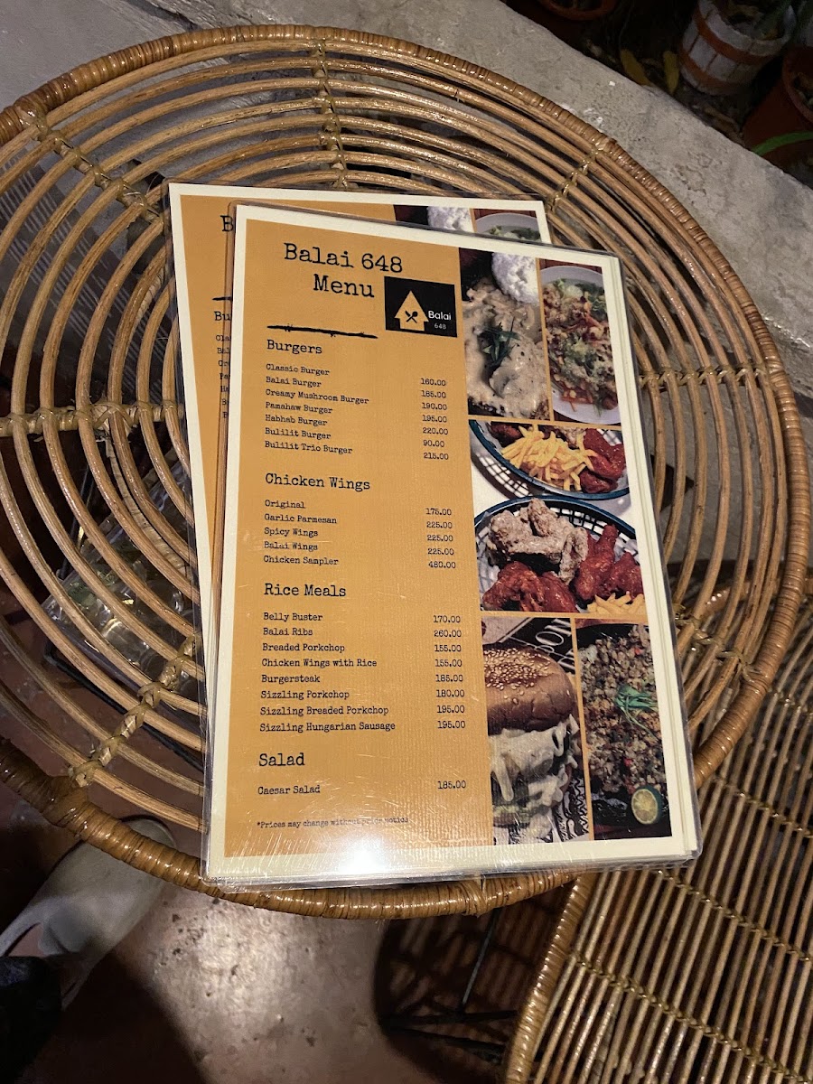 Kalye 648 Photo Menu 1