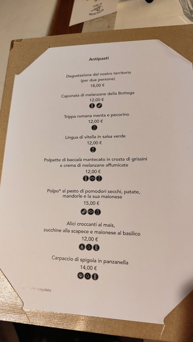 Bottega Trattoria De Santis Photo Menu 2