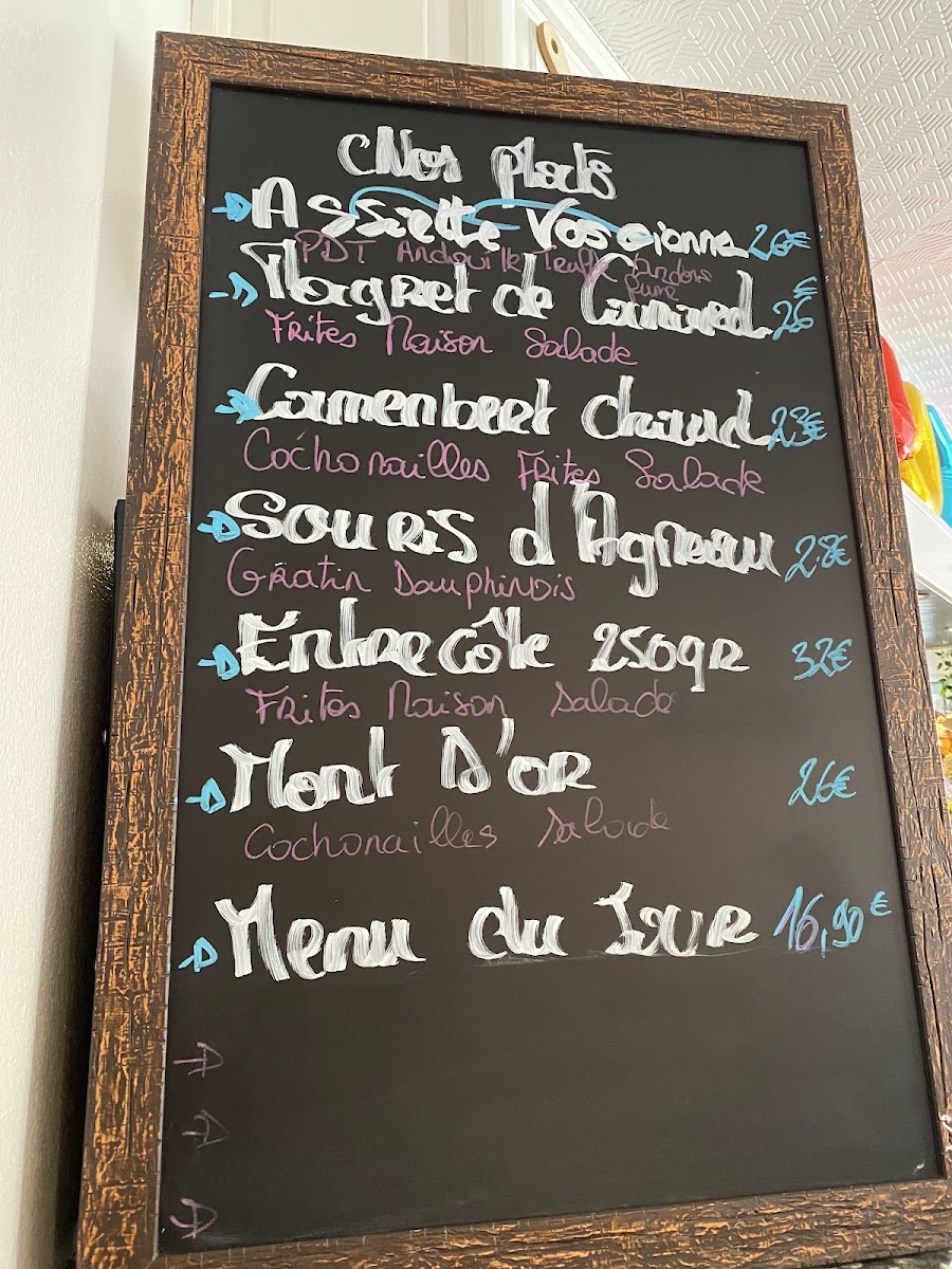Restaurant Entre-Nous Photo Menu 1