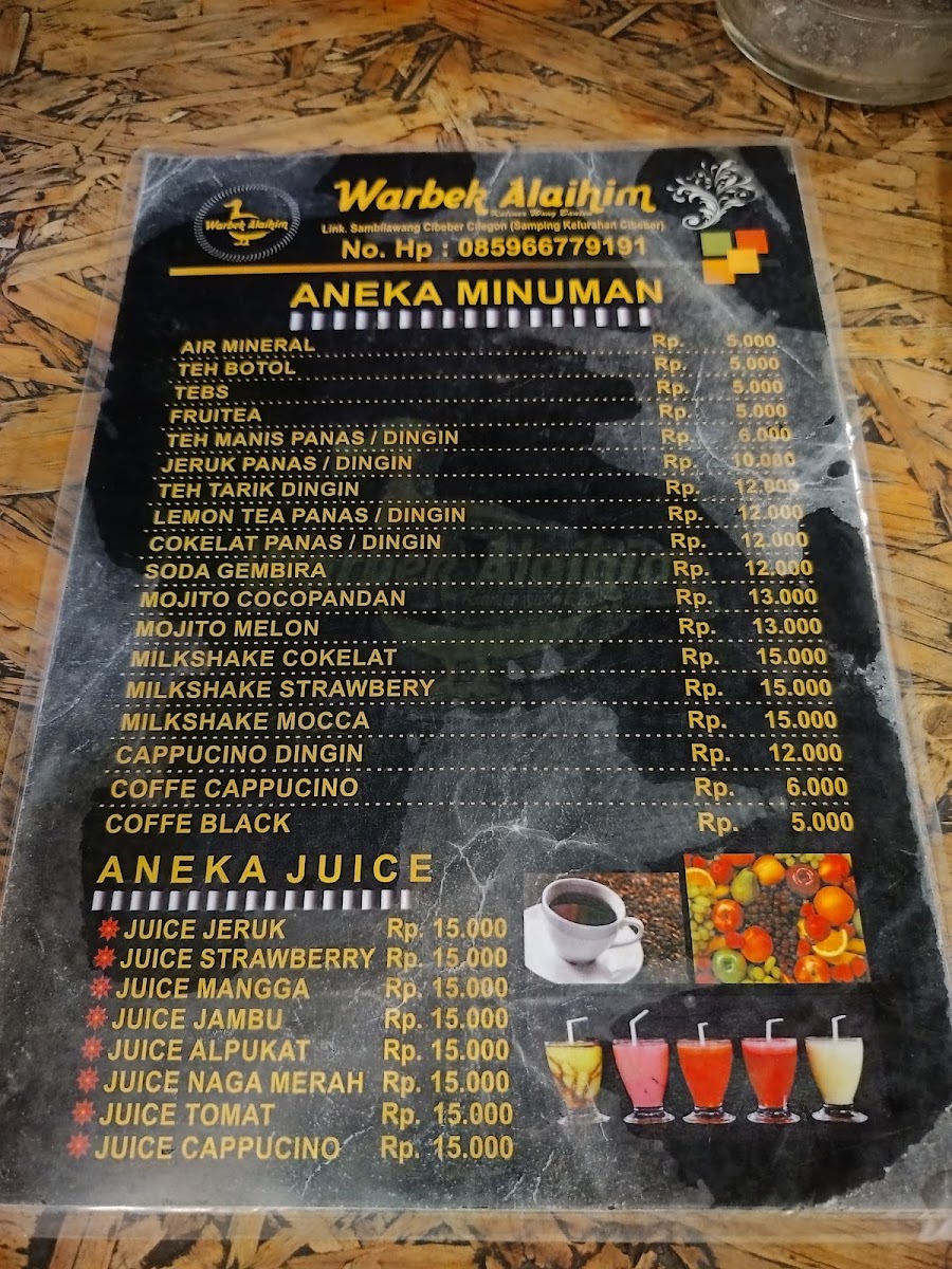 Warbek alaihim kuliner wong Banten Photo Menu 1