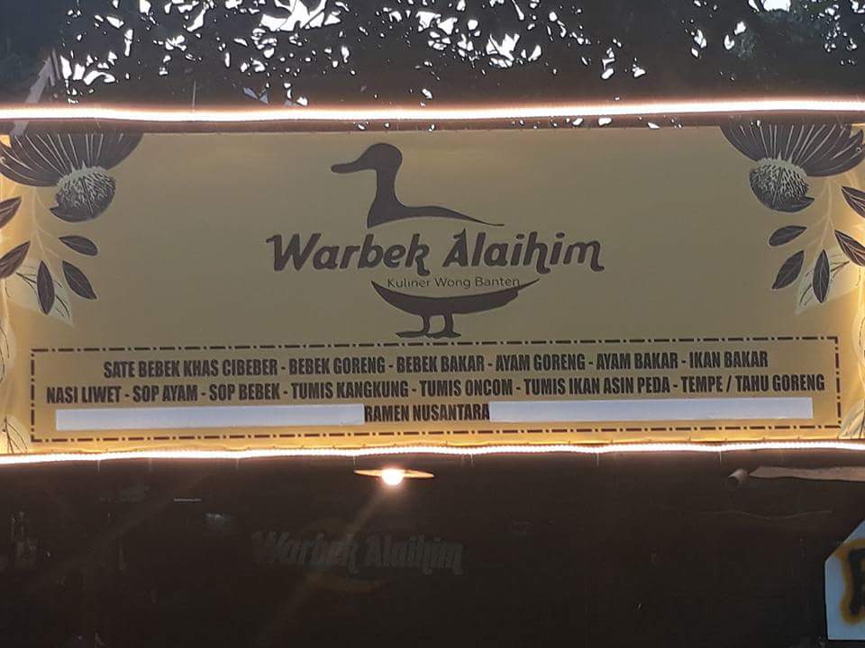 Warbek alaihim kuliner wong Banten Photo Menu 10
