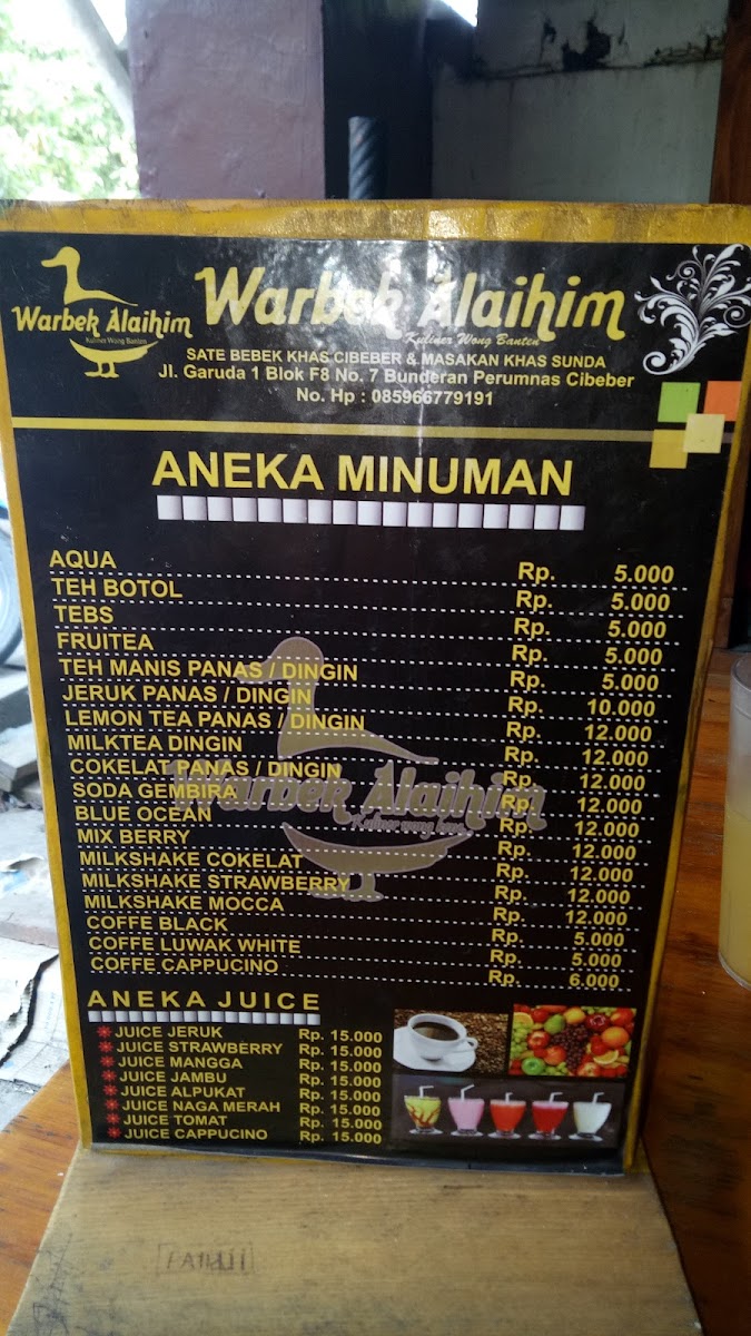 Warbek alaihim kuliner wong Banten Photo Menu 8