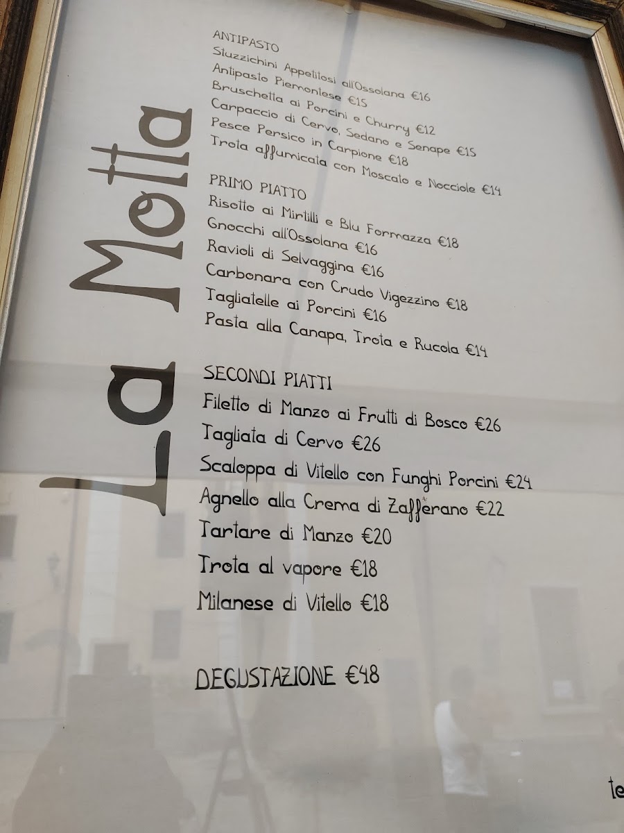 Trattoria La Motta Photo Menu 1