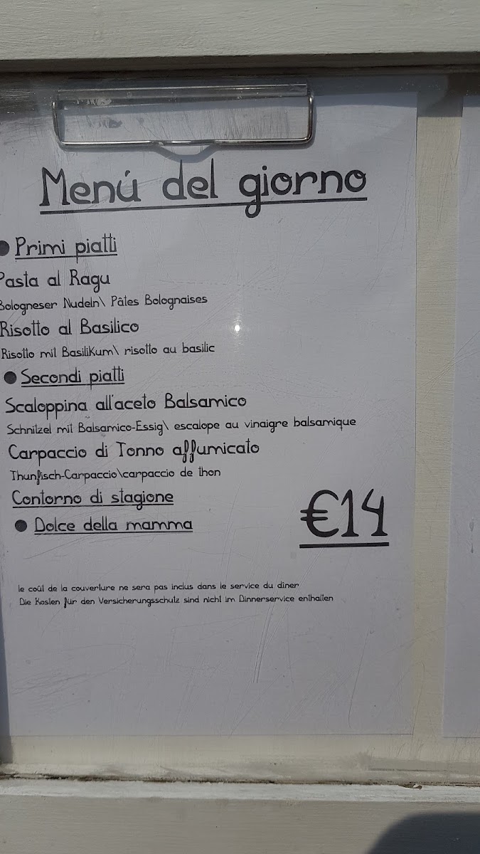 Trattoria La Motta Photo Menu 3