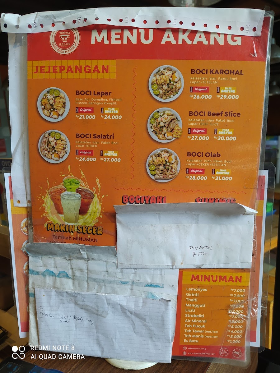 Baso Aci Akang Photo Menu 1