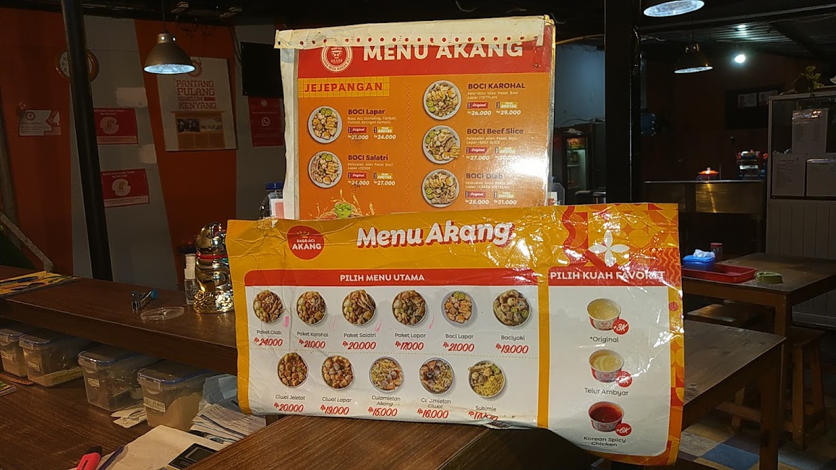 Baso Aci Akang Photo Menu 2