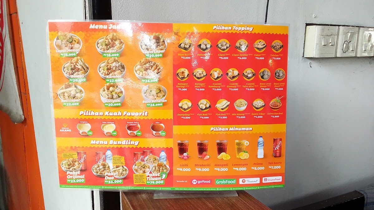 Baso Aci Akang Photo Menu 4