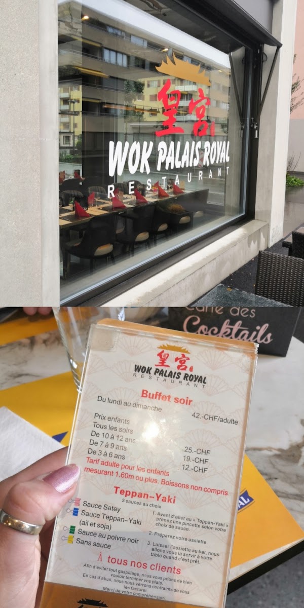 Wok Palais Royal Restaurant Photo Menu 9