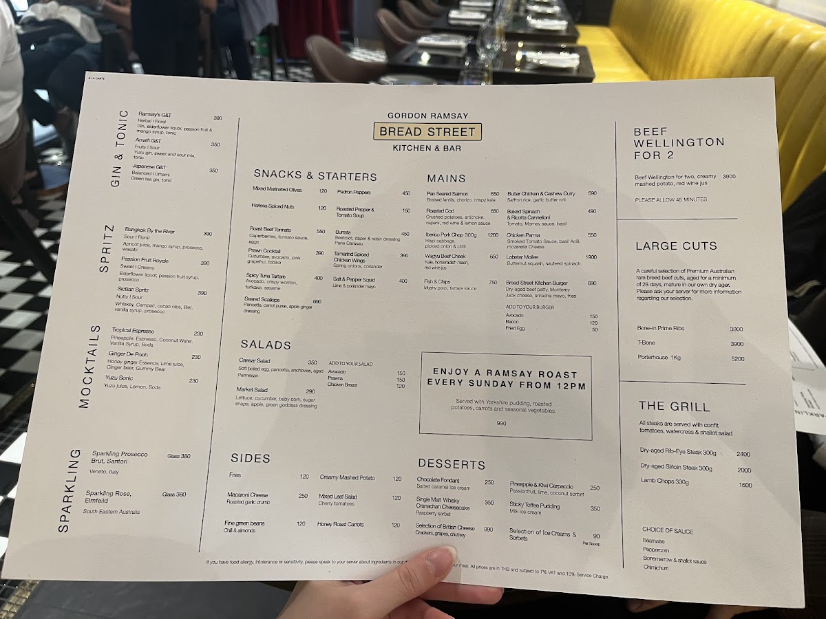 Bread Street Kitchen & Bar - The Emsphere Photo Menu 7