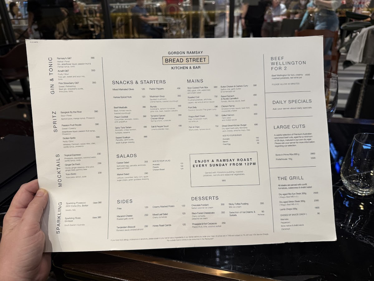 Bread Street Kitchen & Bar - The Emsphere Photo Menu 8