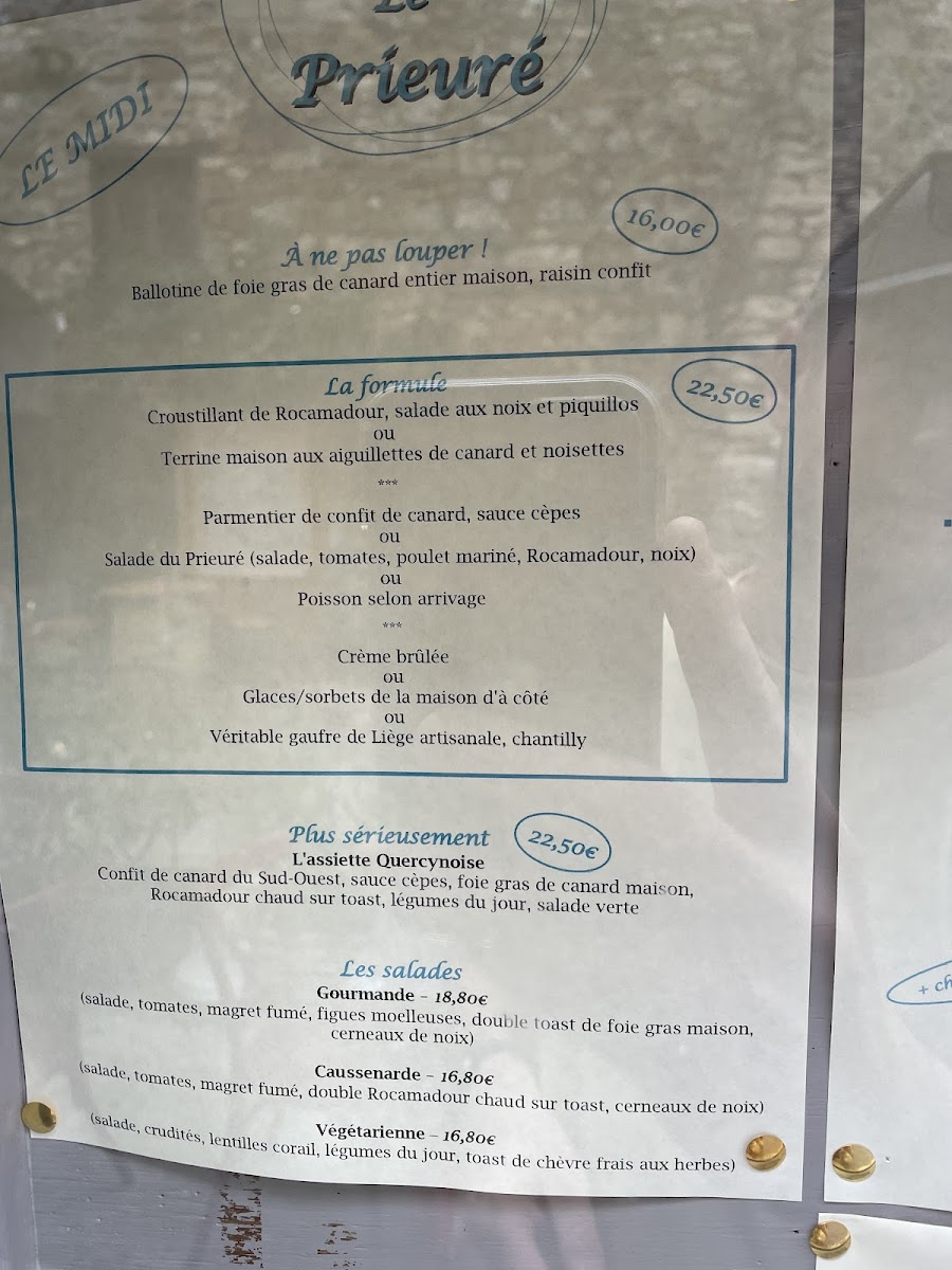 Le Prieuré Photo Menu 10