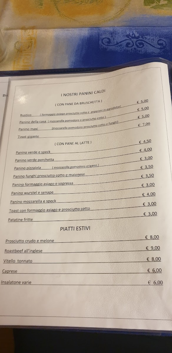 Bruschetteria Trattoria da Piero Photo Menu 4