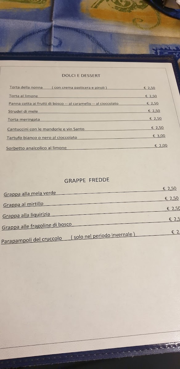 Bruschetteria Trattoria da Piero Photo Menu 5