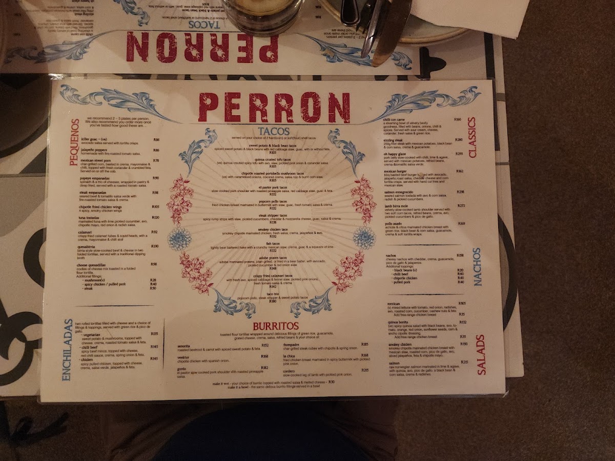 Perron Mexican Restaurant Photo Menu 3