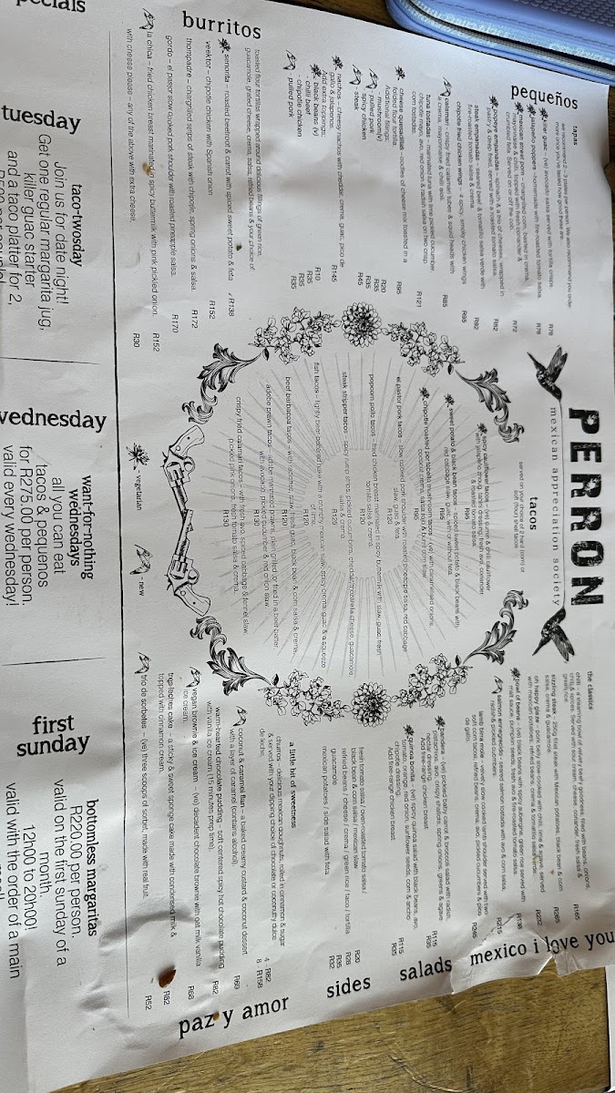 Perron Mexican Restaurant Photo Menu 8