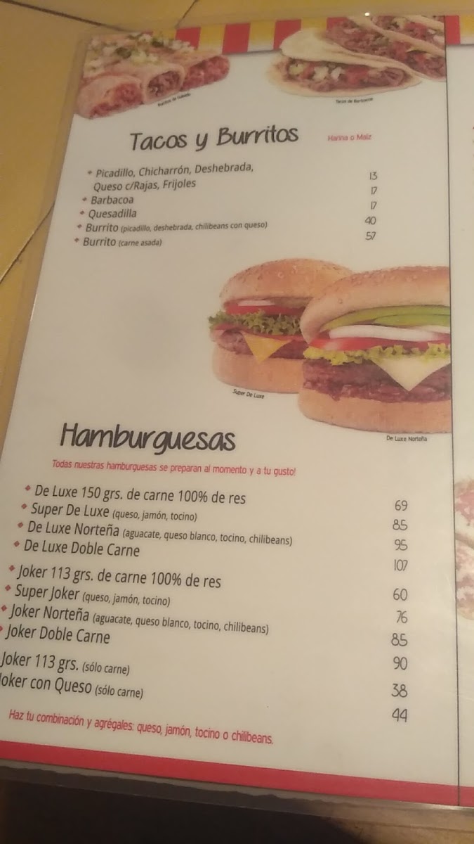 Joker Tortas & Burgers (Morelos) Photo Menu 10