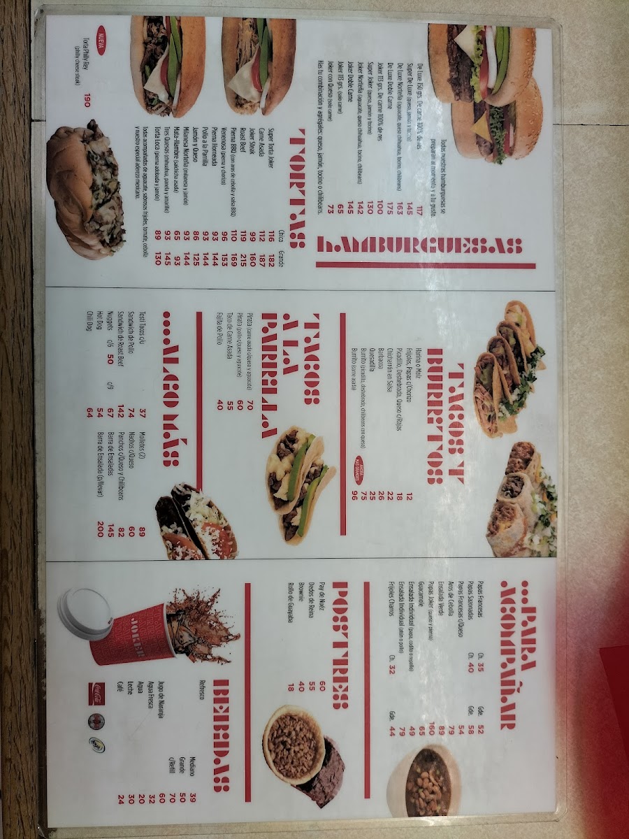 Joker Tortas & Burgers (Morelos) Photo Menu 6