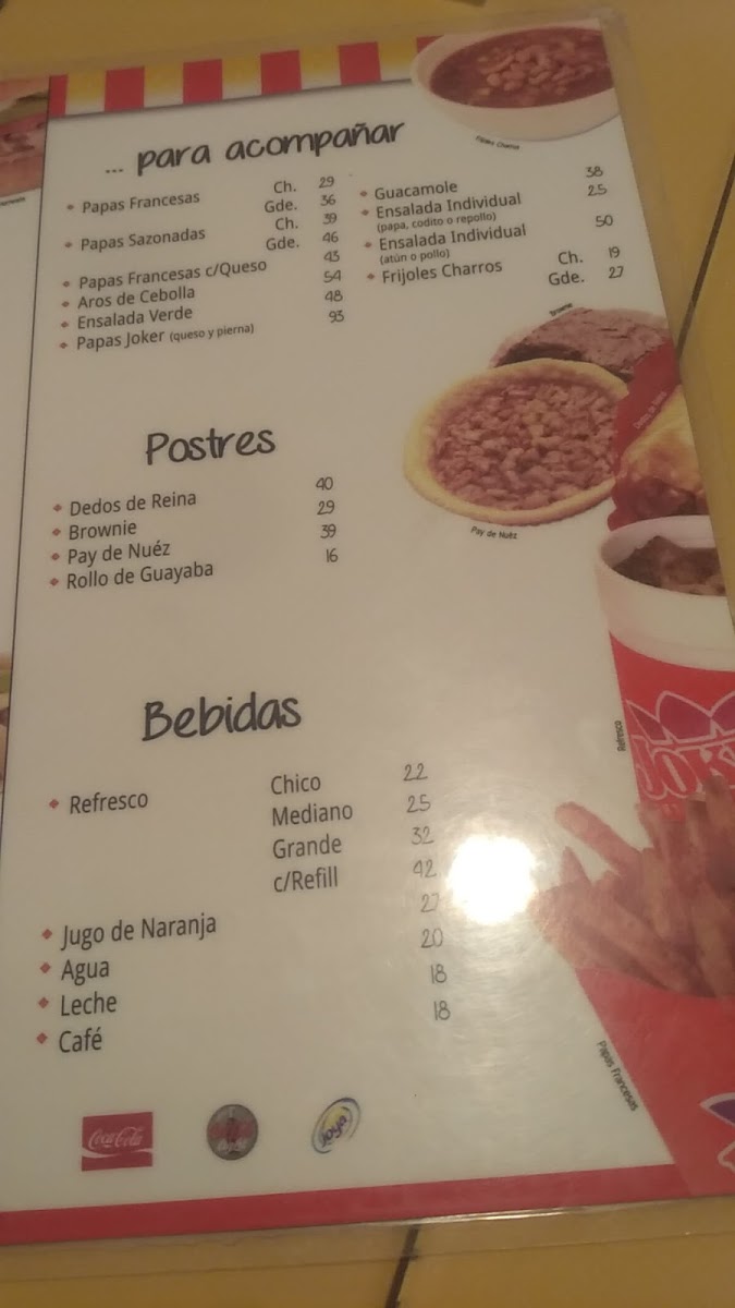 Joker Tortas & Burgers (Morelos) Photo Menu 9