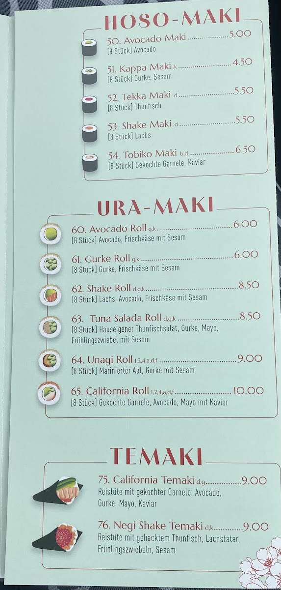 Ōsaka Ramen & Sushi Photo Menu 10