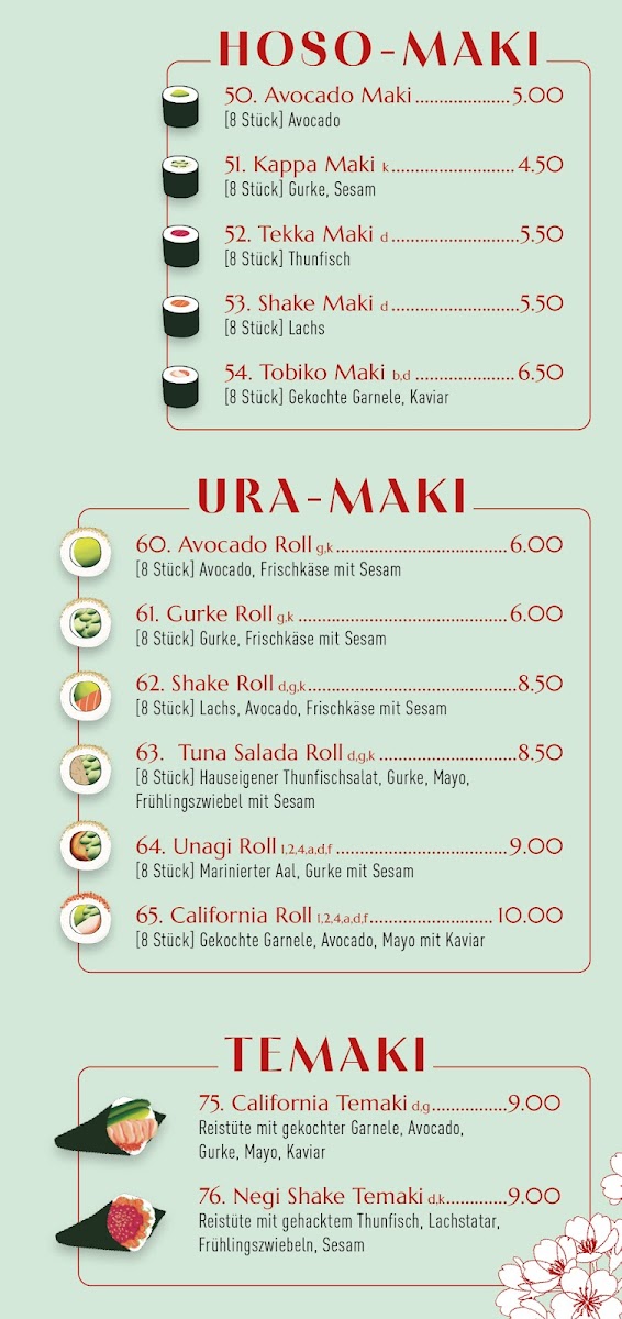 Ōsaka Ramen & Sushi Photo Menu 3