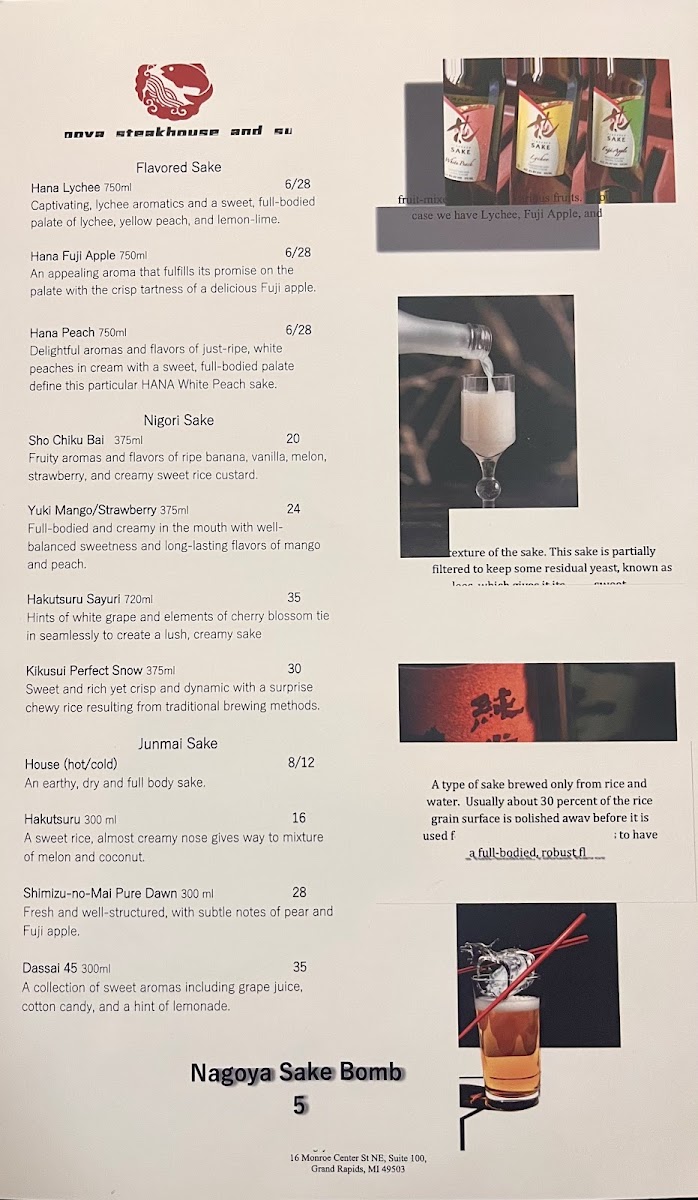 Nagoya Hibachi Sushi & Catering Photo Menu 2