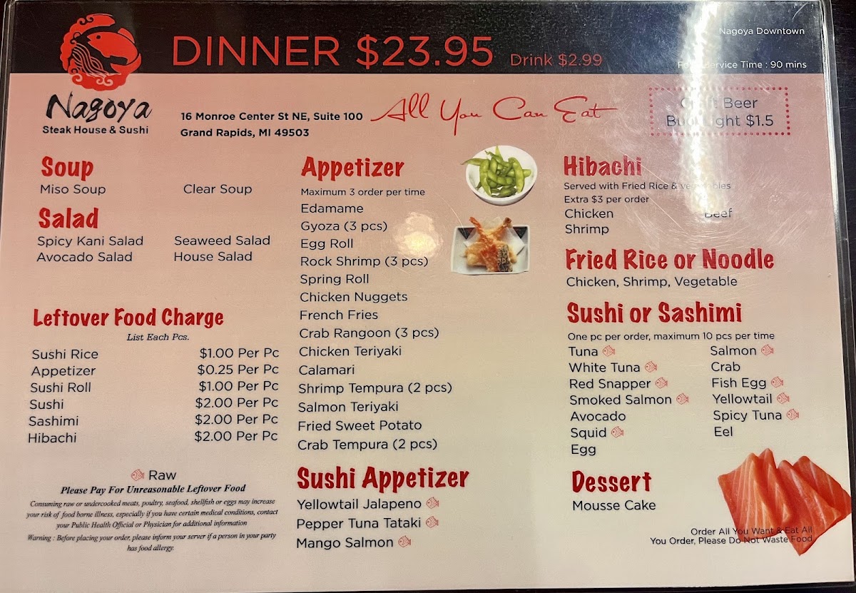Nagoya Hibachi Sushi & Catering Photo Menu 7