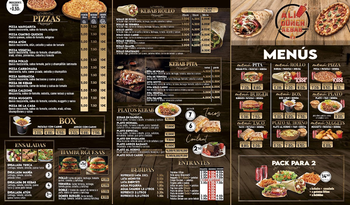 Ali doner kebab onil Photo Menu 1
