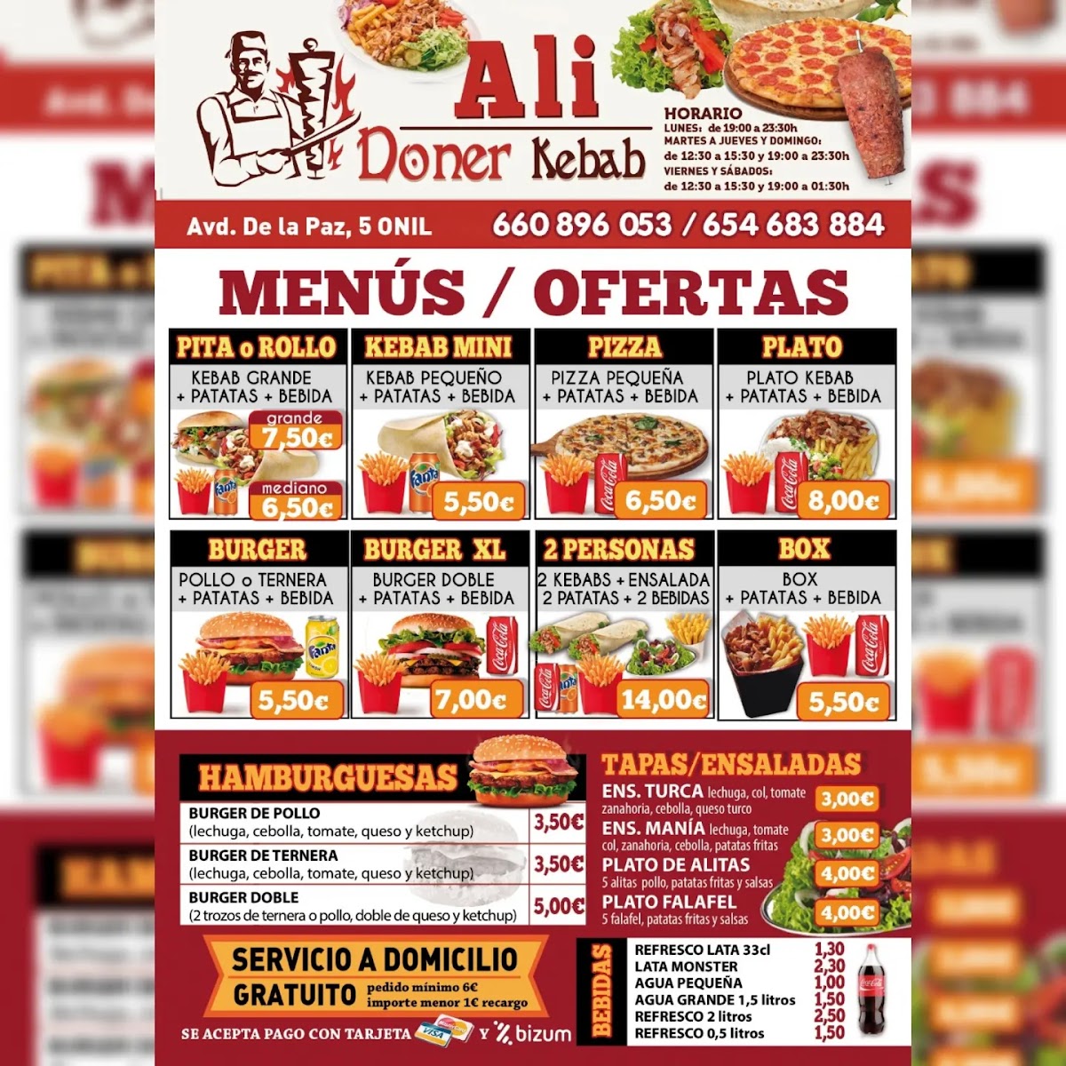 Ali doner kebab onil Photo Menu 2