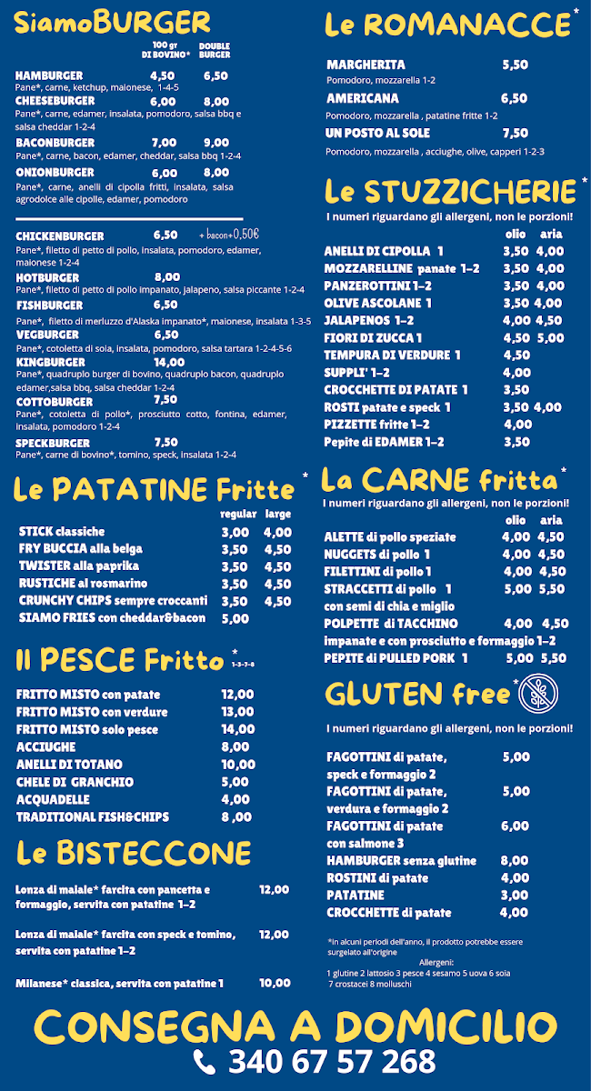 Siamo Fritti Domodossola Photo Menu 1