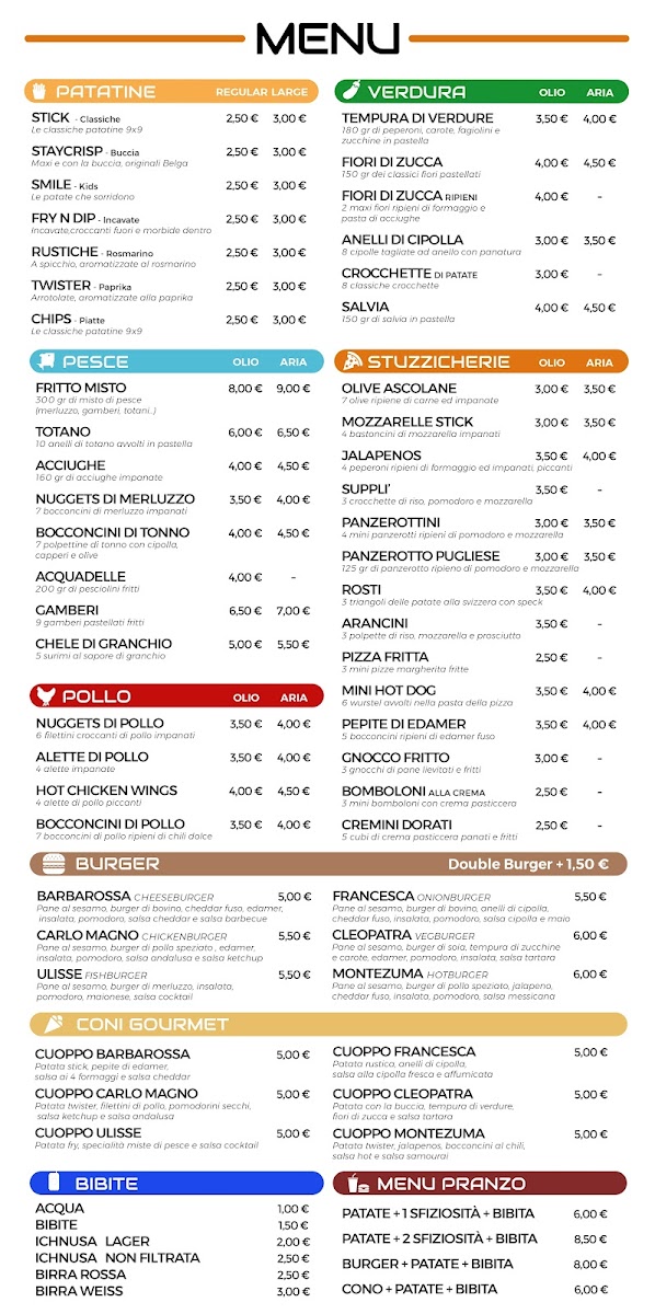 Siamo Fritti Domodossola Photo Menu 2