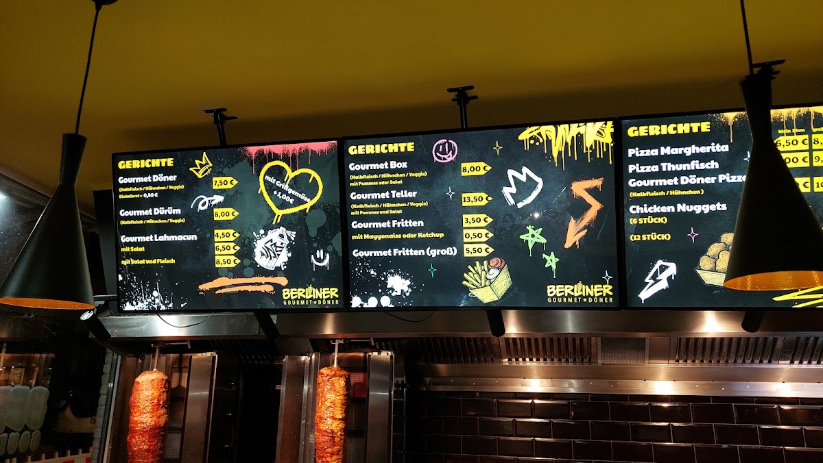 Berliner Gourmet Döner Photo Menu 2