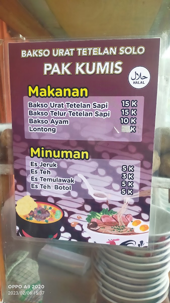 Bakso Urat Solo Pak Kumis Photo Menu 1