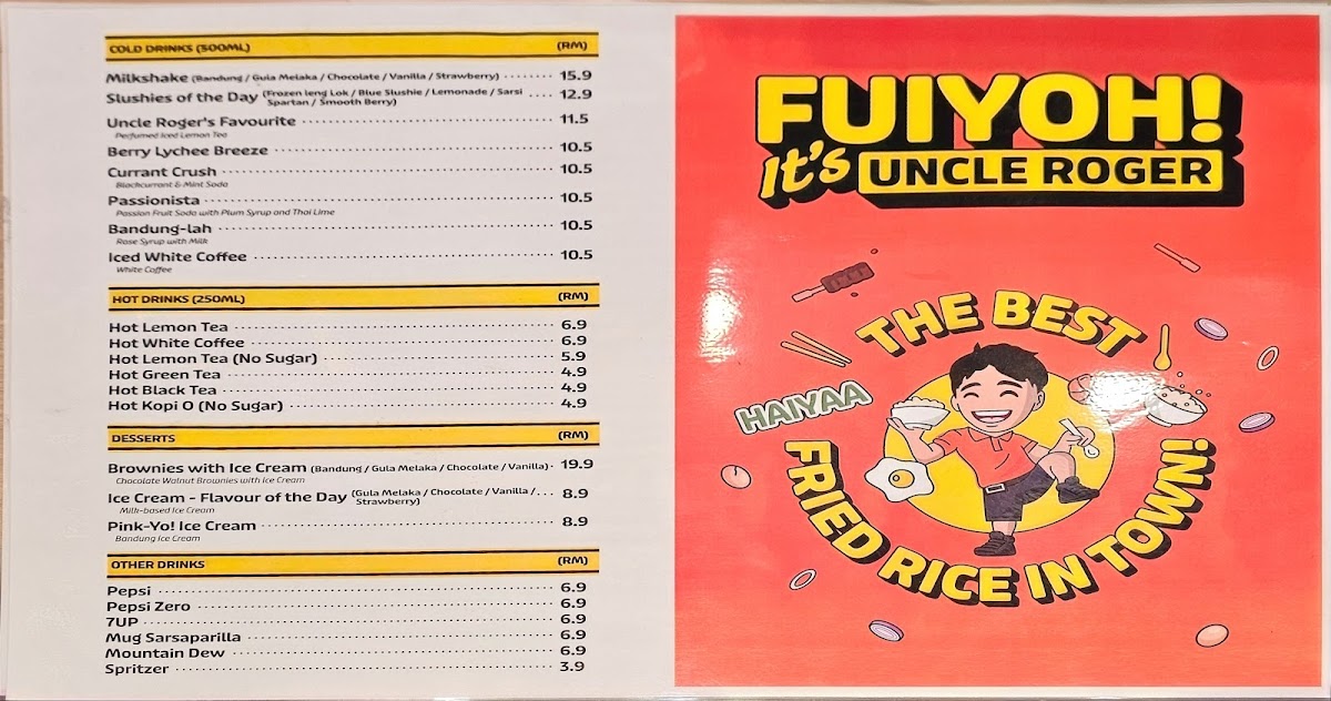 Fuiyoh! It’s Uncle Roger • IPC Photo Menu 1