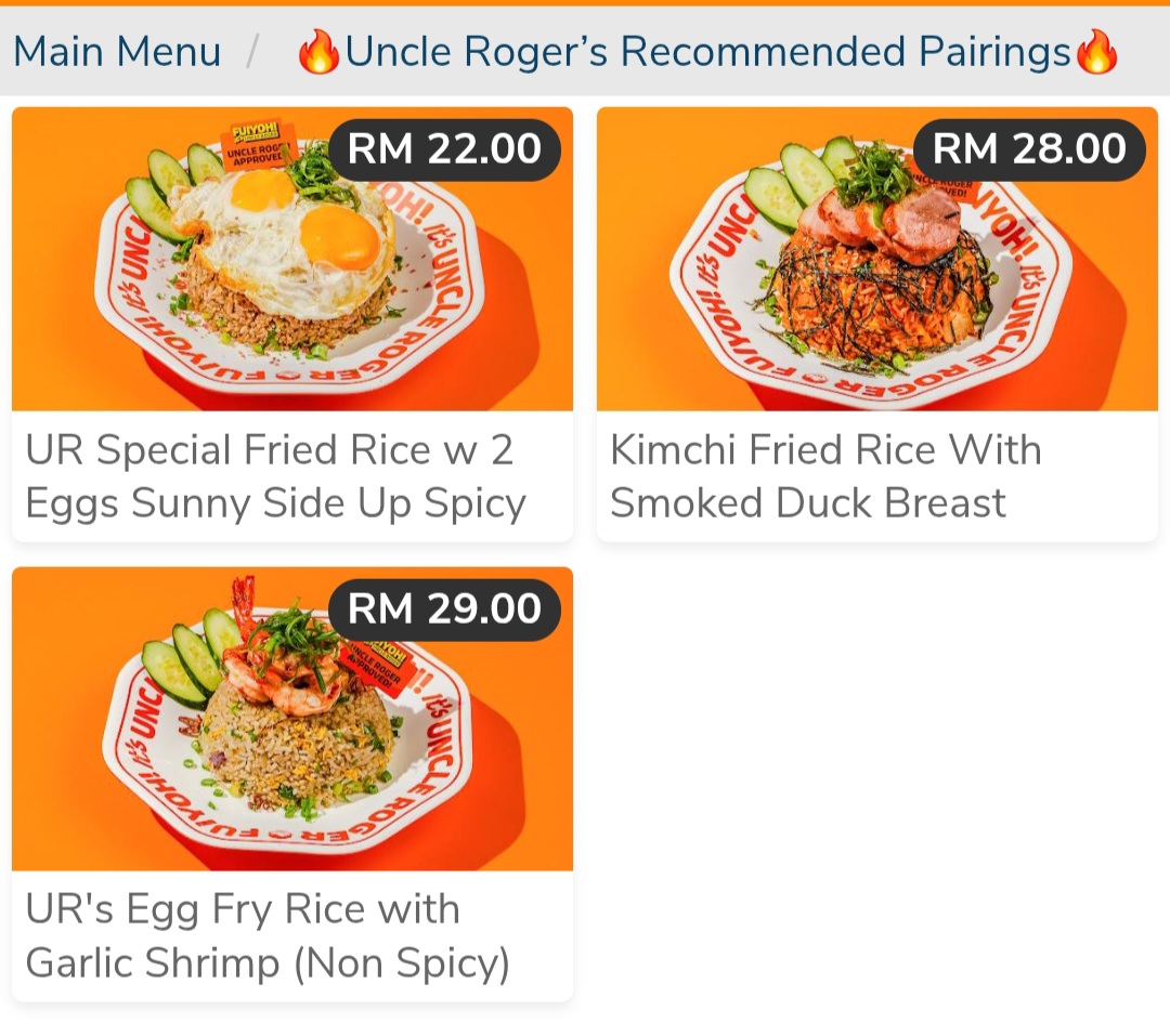 Fuiyoh! It’s Uncle Roger • IPC Photo Menu 10