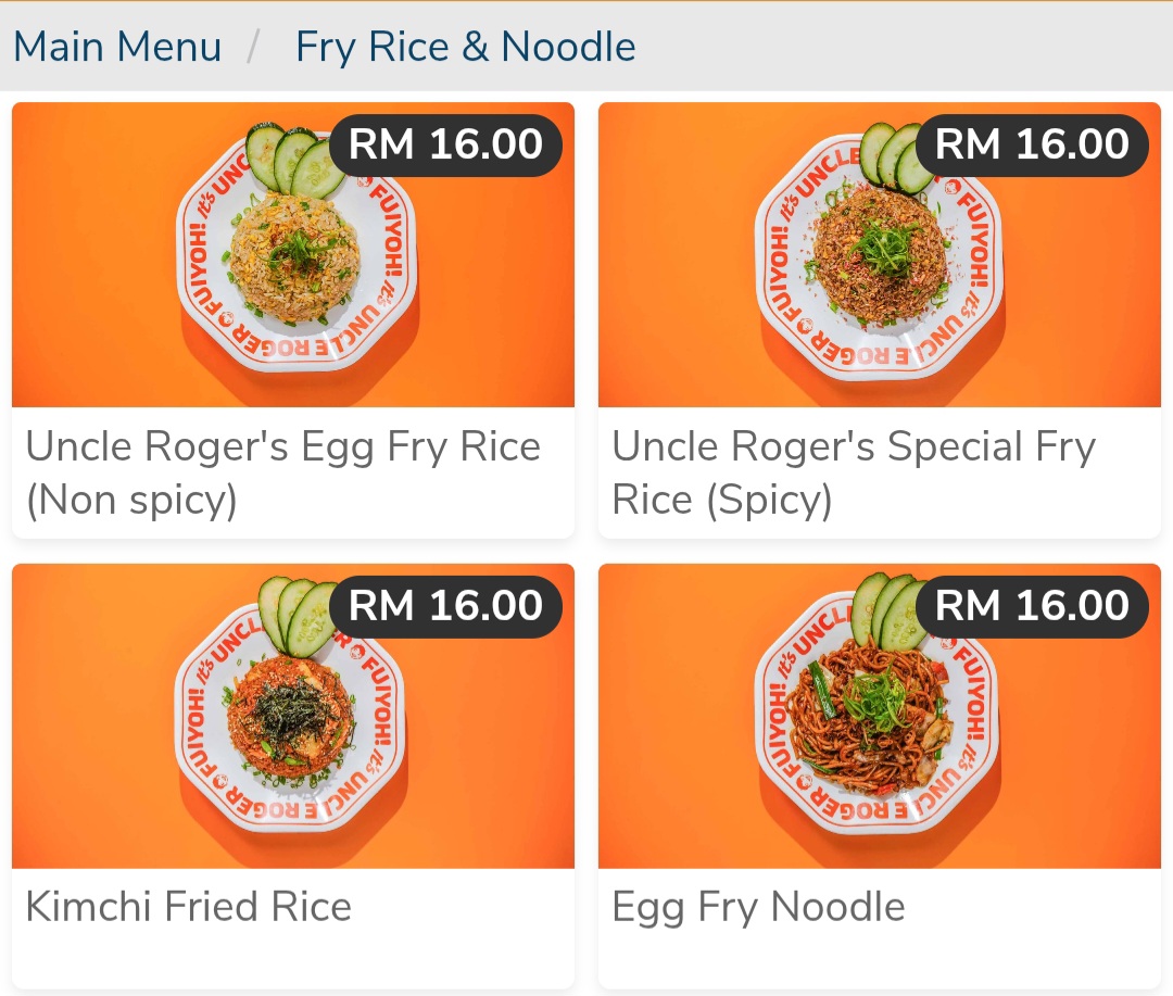 Fuiyoh! It’s Uncle Roger • IPC Photo Menu 8