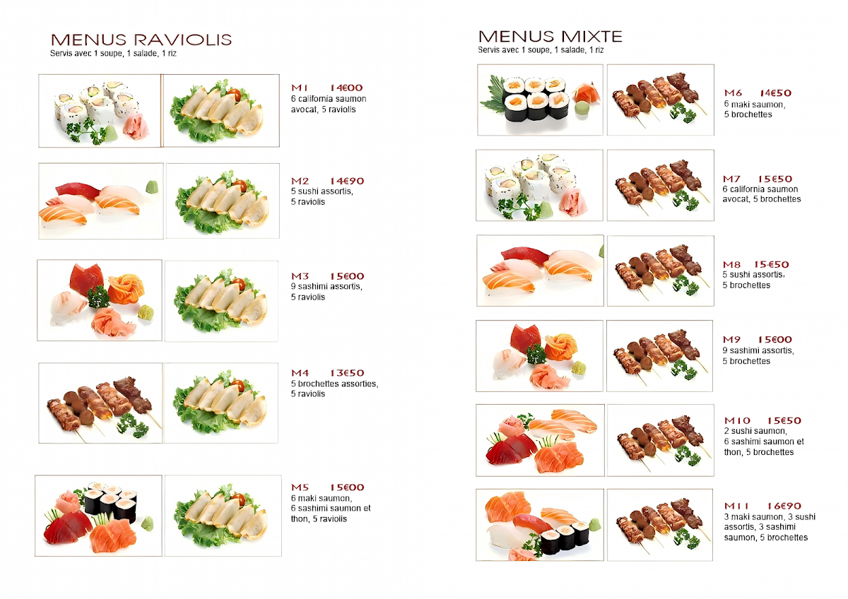 Sushi 6eme Photo Menu 2