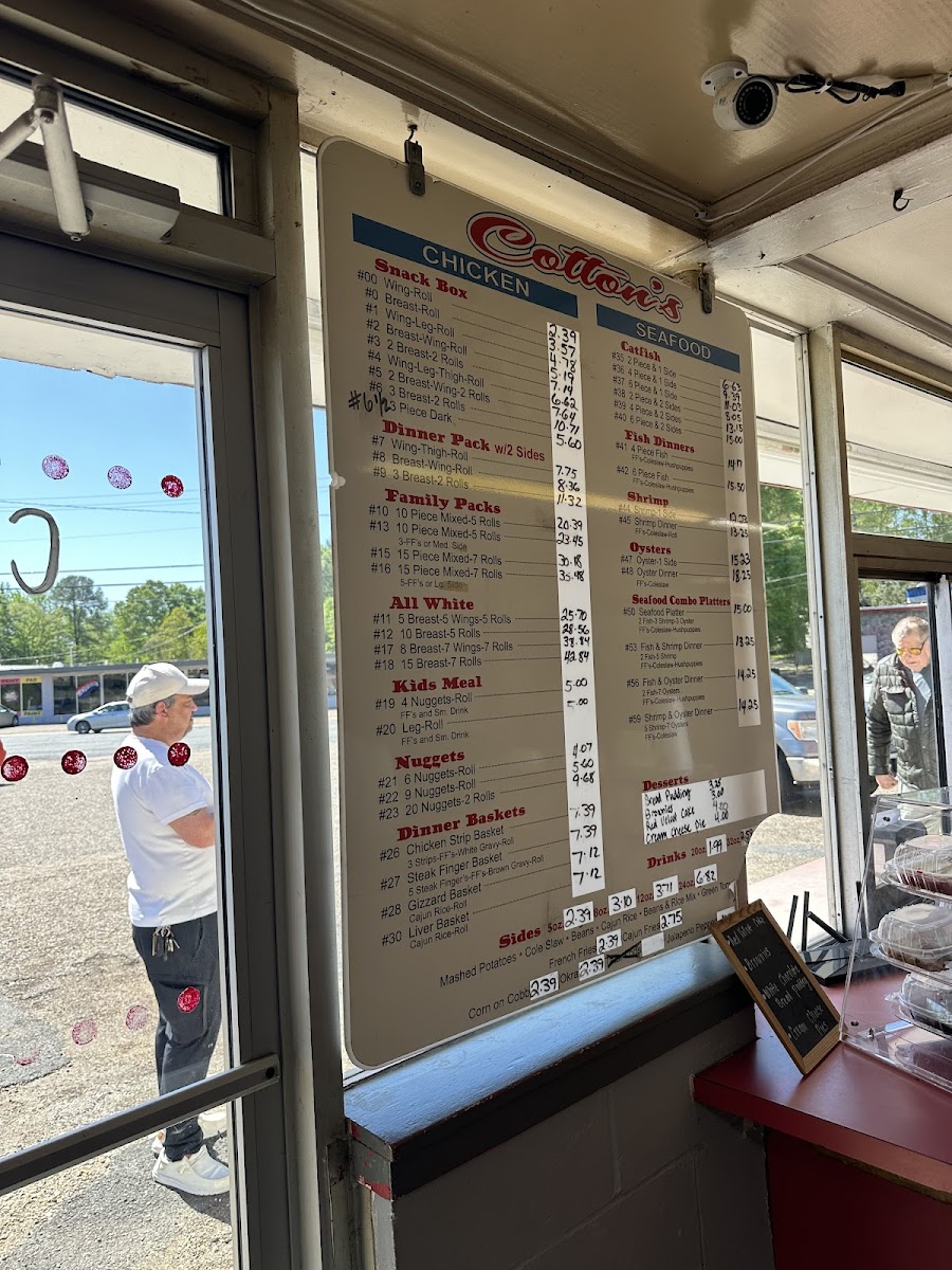 Cotton's Fried Chicken Photo Menu 6