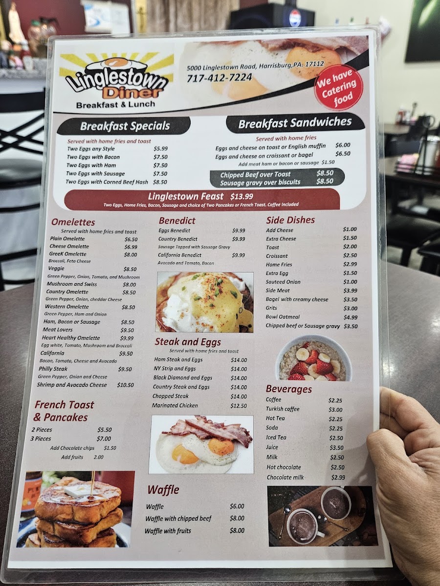 Linglestown Diner Photo Menu 3