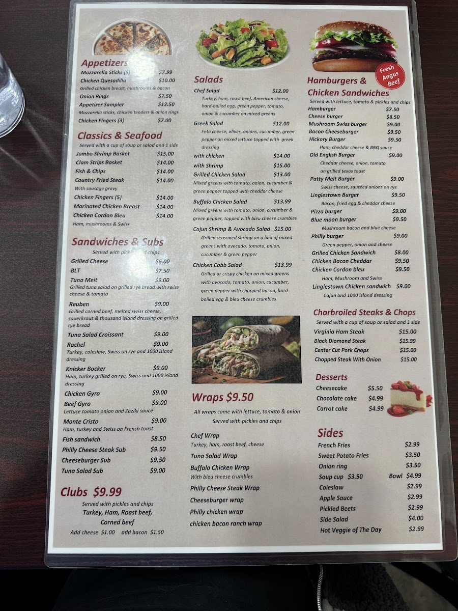 Linglestown Diner Photo Menu 4