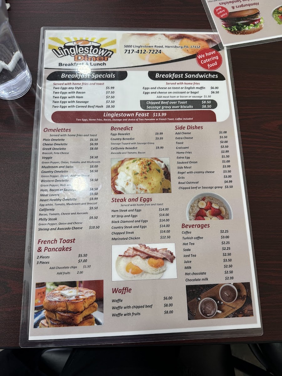 Linglestown Diner Photo Menu 5