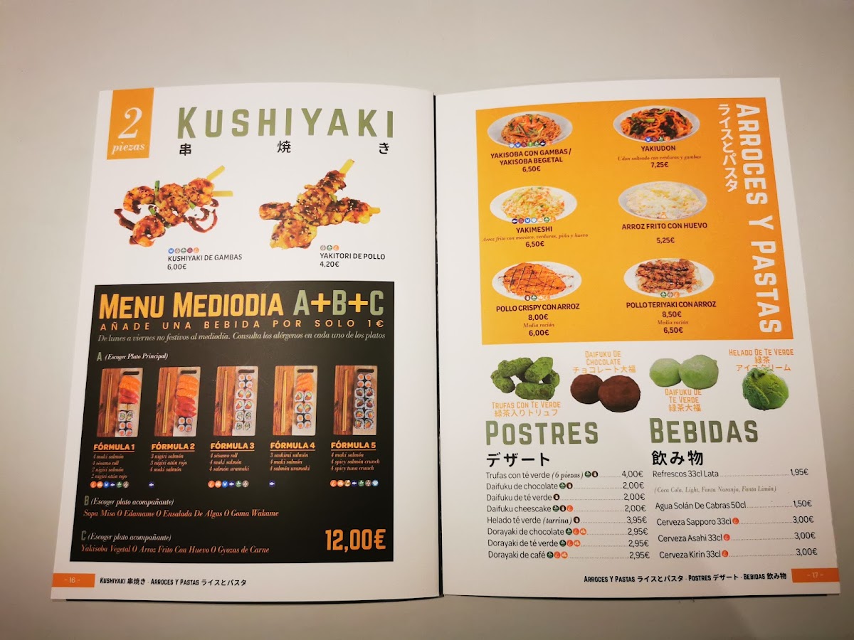 Restaurante Sushi Senpai Zamora Photo Menu 2