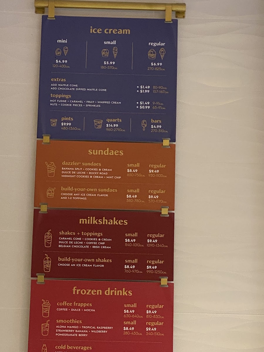 Haagen-Dazs Photo Menu 1