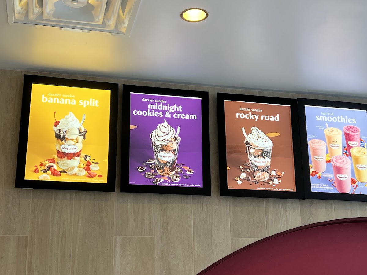 Haagen-Dazs Photo Menu 4