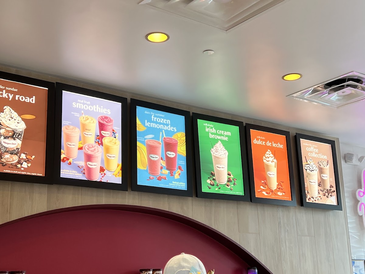 Haagen-Dazs Photo Menu 6