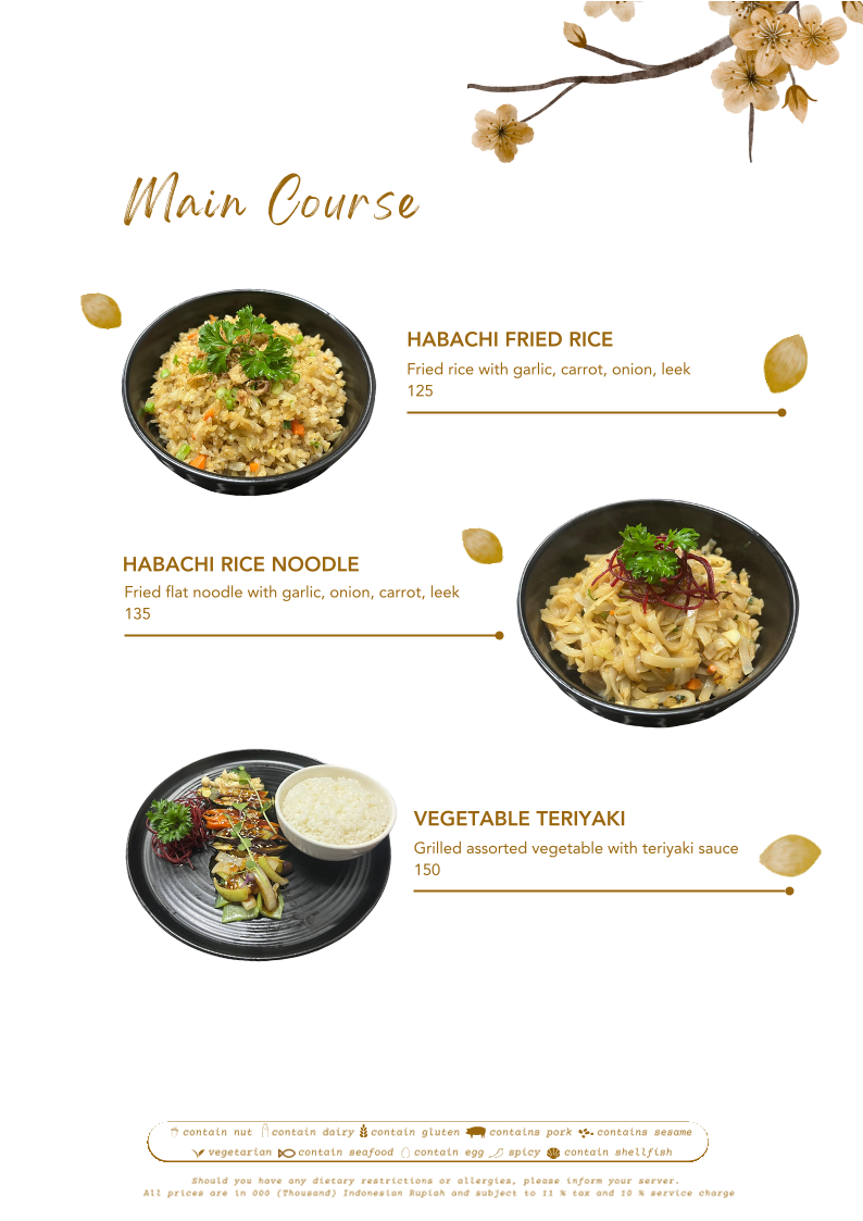 GENJI Teppanyaki & Japanese Restaurant Photo Menu 10